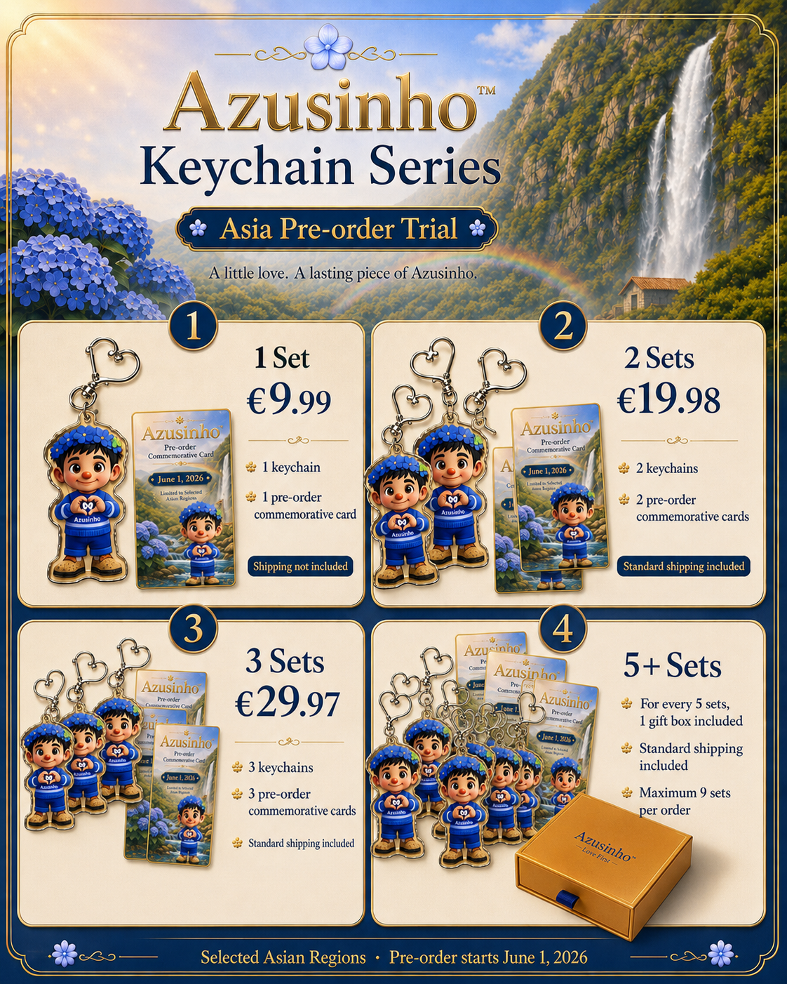 Azusinho™ Keychain Series · Asia Pre-order Trial